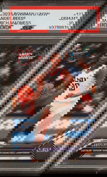 2023 BOWMAN U NOW MARCH MADNESS ANGEL REESE #11 PSA 10