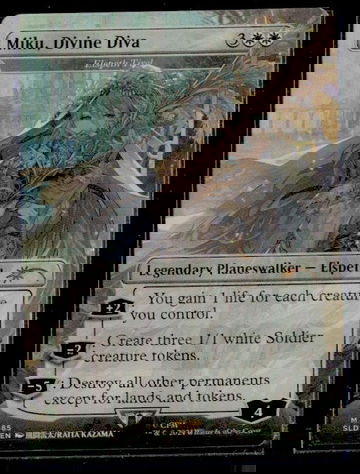 2021 Wizards of the Coast Magic: The Gathering 158 Miku Divine Diva