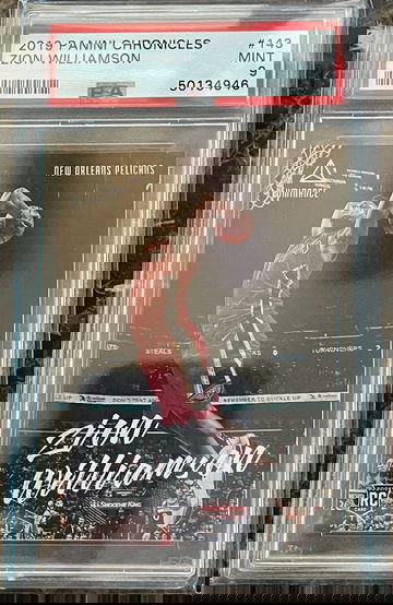 2019 Panini Chronicles #143 Zion Williamson PSA 9 Mint