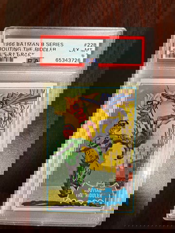 1966 Batman B Series Blue Back 22b PSA 6