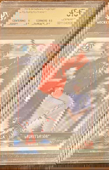 2018 Bowman Chrome Shohei Ohtani BGS 9.5