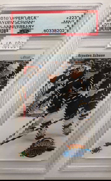 2010 Upper Deck Brayden Schenn 20th Anniversary PSA 9