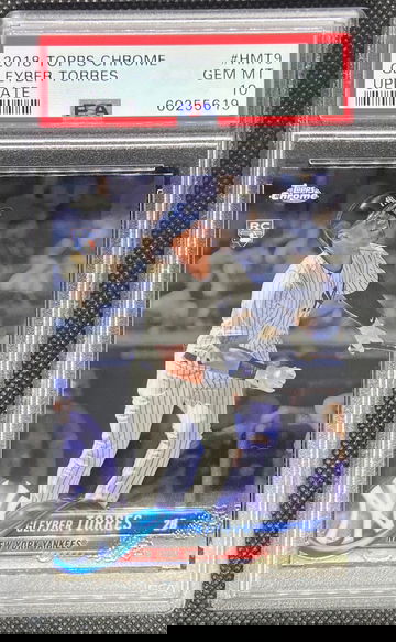 2018 Topps Chrome Update #HMT9 Gleyber Torres RC Yankees PSA 10