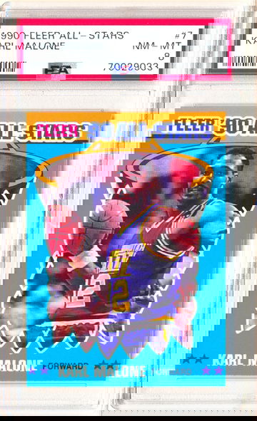 1990 Fleer All-Stars #7 Karl Malone PSA 8