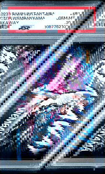 2023-24 PANINI INSTANT NBA BREAKAWAY VICTOR WEMBANYAMA #B1 RC ROOKIE PSA 10