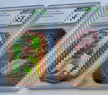 2020 Select Maroon Die Cut Clyde Edwards Helaire 2 card lot