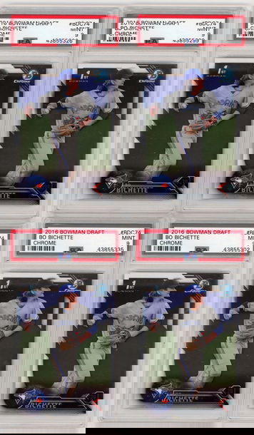 Bo Bichette PSA 9 x four