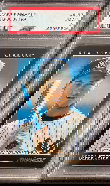 1993 PINNACLE #457 DEREK JETER PSA 9 MINT 