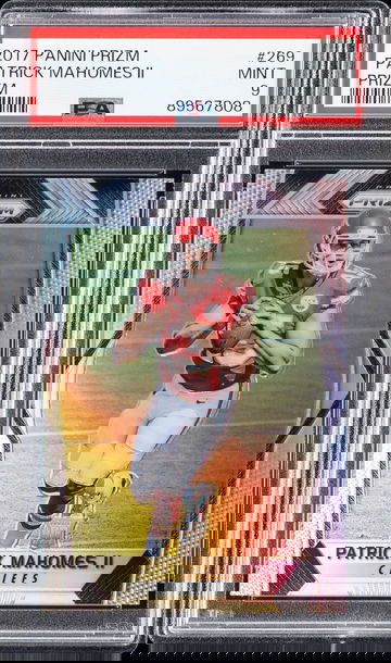 2017 Panini Prizm Patrick Mahomes II #269 Silver RC PSA 9