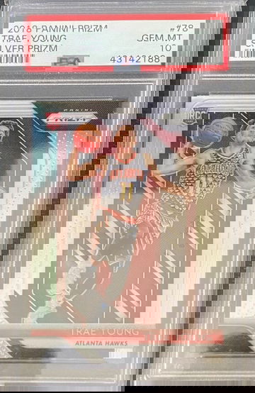 Trae Young 2018-19 Panini Prizm Silver RC PSA 10 GEM MINT