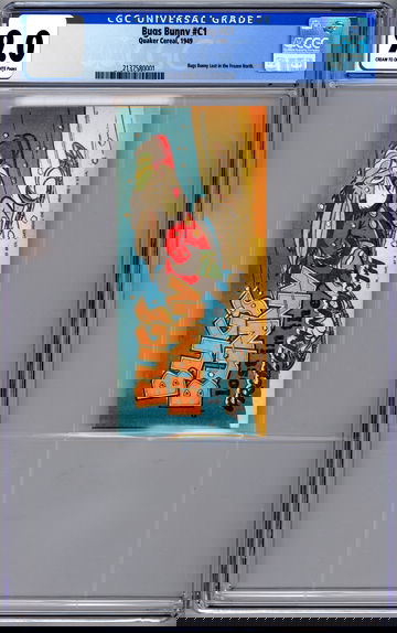 BUGS BUNNY #C1 CGC 9.0 *LOST IN THE FROZEN NORTH* QUAKER CEREAL GIVEAWAY 1949