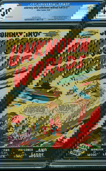 JOURNEY INTO UNKNOWN WORLDS #1, CGC 4.0 VG