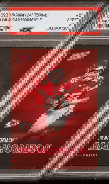 2022 Panini National PATRICK MAHOMES II Red /99