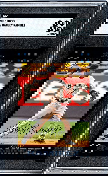 2007 Topps #467 Hanley Ramirez SGC 8