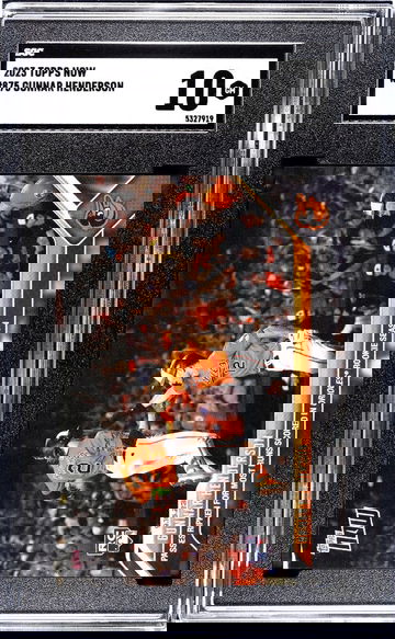 2023 TOPPS GUNNAR HENDERSON NOW #875 Rookie RC limited /2924 SGC 10