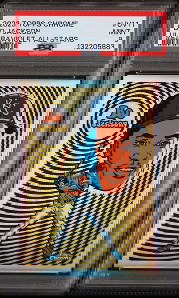 2023 Topps Chrome Ultraviolet All-Stars Bo Jackson #UV11 PSA 9