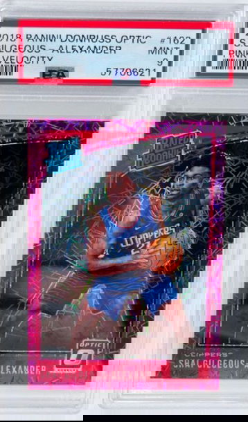 2018 Opitc Shai Gilgeous Alexander Pink Velocity /79