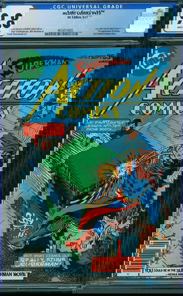 ACTION COMICS #475, CGC 9.8 NM/MT