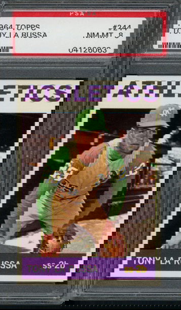 1964 Topps Tony La Russa Rookie #244 PSA NM-MT 8