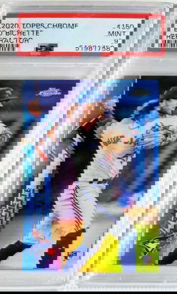 2020 topps chrome 150 bo bichette refractor psa 9