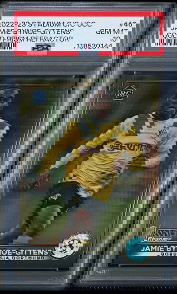 2022-23 TOPPS STADIUM CLUB JAMIE GITTENS #/50 GOLD PRISM #46 RC ROOKIE PSA 10