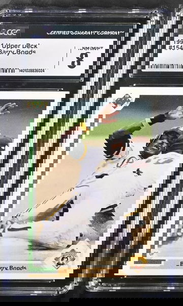 1991 Upper Deck #154 Barry Bonds Pittsburgh Pirates CGC 8