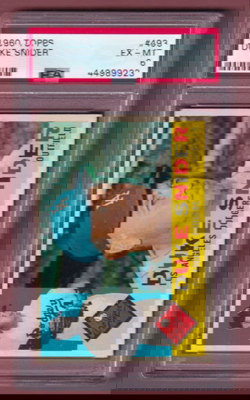 1960 Topps #493 Duke Snider PSA 6