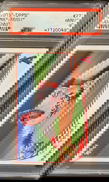 2013 Topps #27 Mike Trout Sliding