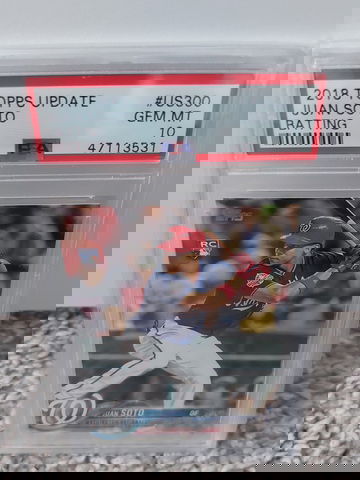 Juan soto topps update batting psa 10