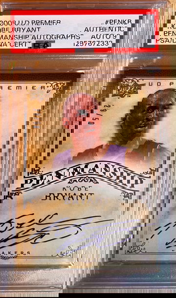 2008 Upper Deck Premier Penmanship Auto Kobe Bryant 29/50