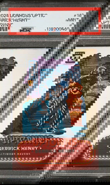 2024 Donruss Optic Uptowns Derrick Henry #18 PSA 9