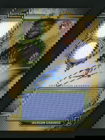 2024 Topps Triple Threads RAR-JCH Jackson Chourio Rookie /45 Milwaukee Brewers Auto