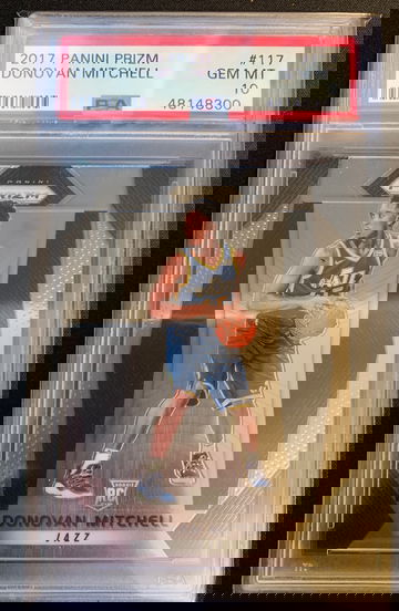 2017 Prizm Donovan Mitchell PSA 10 