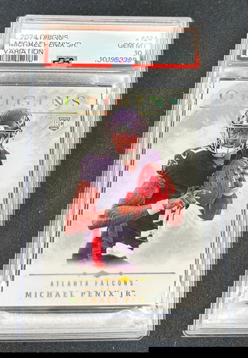 2024 Michael Penix JR Panini Origins White Variation Rookie Silver PSA 10 #124 RC J.R.