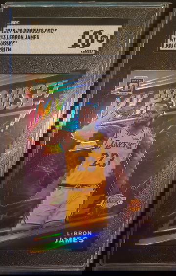 2019-20 Donruss Optic Lebron James My House Silver Holo SGC 10