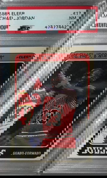 Michael Jordan 1988 Fleer #17 - PSA 7
