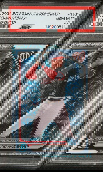 2024 Bowman Chrome #193 Dylan Crews Prospects PSA 10