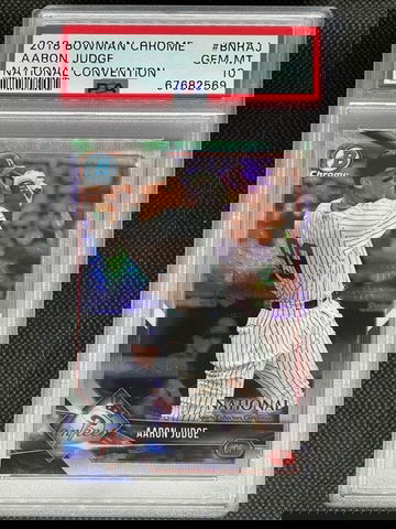 PSA 10 2018 Bowman Chrome Aaron Judge National Convention Yankees