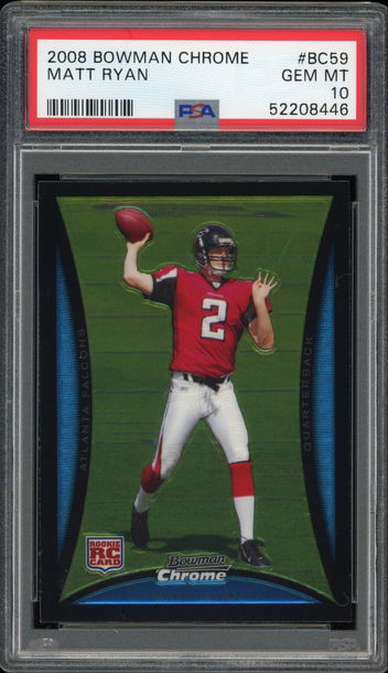 Matt Ryan RC 2008 Bowman Chrome #59 PSA 10