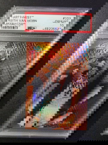  1997 Finest Refractor #102 Keith Van Horn PSA 10