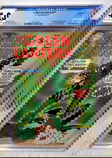 Green Lantern #59 (1968) CGC 4.0 - 1st Appearance of Guy Gardner DC Comics Key