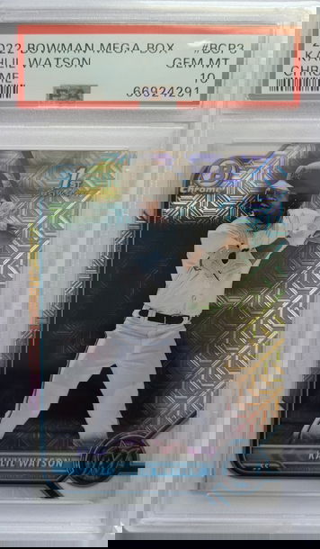 2022 Bowman Mega Box Kahlil Watson 1st Chrome 