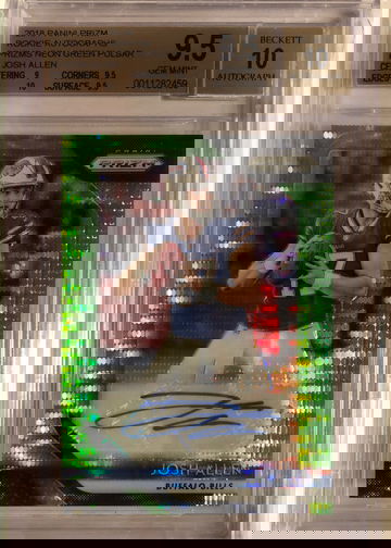 2018 Prizm Josh Allen Rookie Autographs Neon Green Pulsar (from HKG 14-21 days shipping)