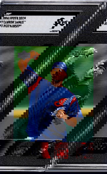 2004 Upper Deck SP7 LeBron James FIRST PITCH RC SGC 9 MINT