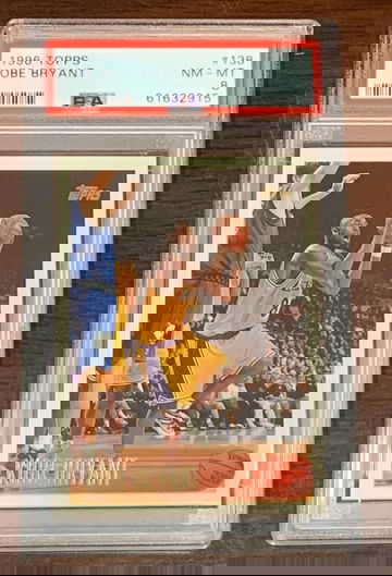 1996 Topps Kobe Bryant PSA 8