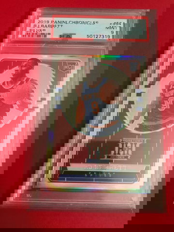 Panini chronicles Rj Barrett silver Prizm psa 9