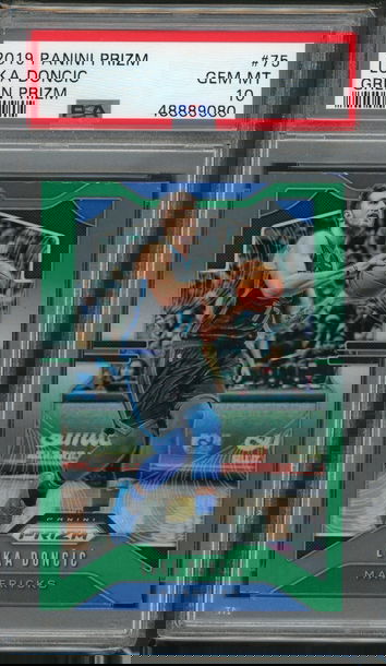 Luka Doncic 2019 Prizm Green PSA 10 