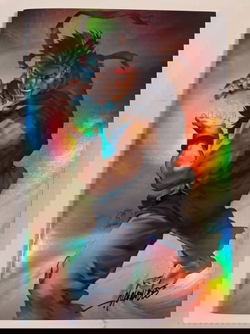 Street Fighter II #1 Foil Variant Ryu #15 Signed Alvin Lee 2005 w/COA NM