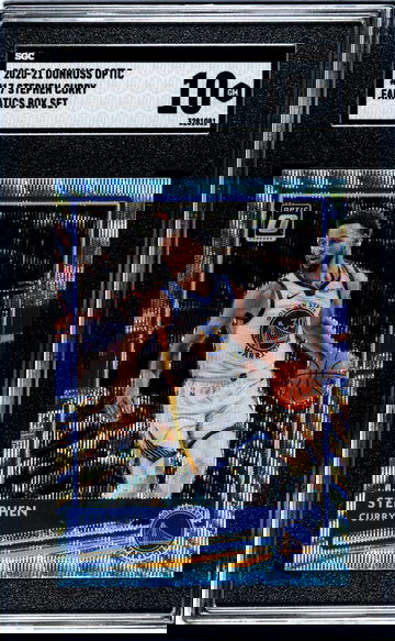 2020-21 Donruss Optic #17 Stephen Curry Fanatics Box Set SGC 10