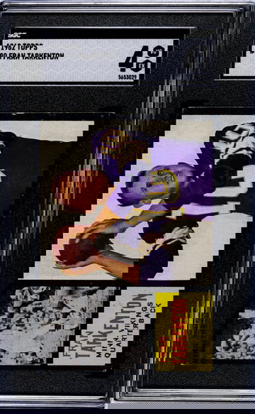 1962 Topps Fran Tarkenton SGC 4